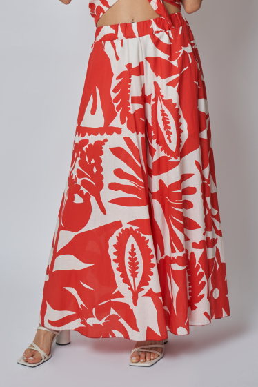 Wholesaler Garçonne - Long patterned skirt