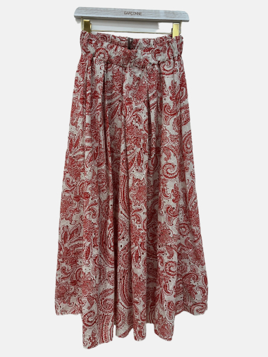 Wholesaler Garçonne - Long colorful English embroidery skirt