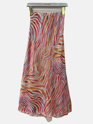 Wholesaler Garçonne - Patterned satin skirt