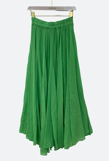 Wholesaler Garçonne - Plain flared skirt
