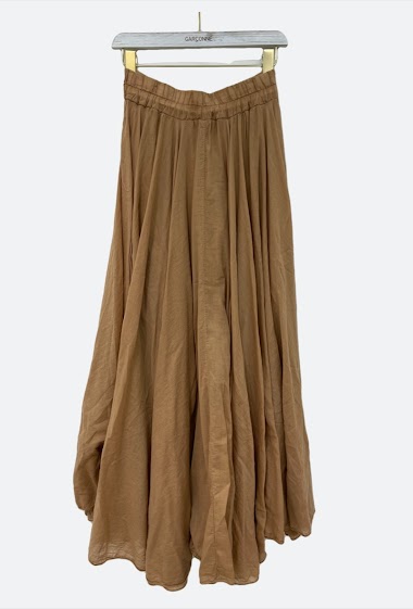 Wholesaler Garçonne - Plain flared skirt