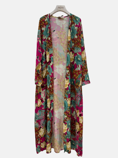 Grossiste Garçonne - Kimono fluide à motif