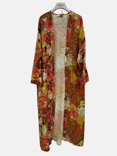 Großhändler Garçonne - Fließender, gemusterter Kimono