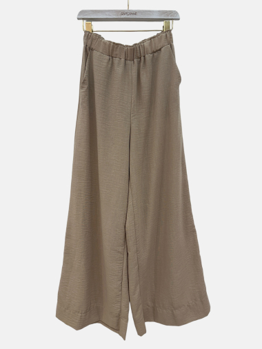Grossiste Garçonne - Pantalon ample bordcote elastique