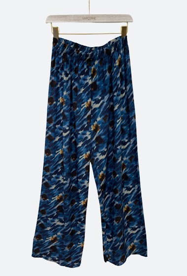 Wholesaler Garçonne - Wide fluid patterned trousers