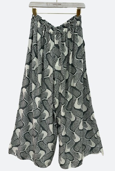 Wholesalers Garçonne - Pantalon fluide à motif