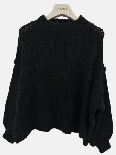Wholesaler Garçonne - Loose sweater with ball sleeves