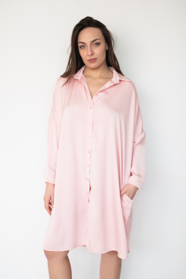Wholesaler Garçonne - Long sleeve shirt dress