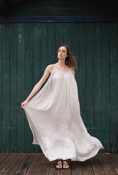 Wholesaler Garçonne - Silk dress with straps
