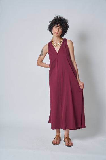 Wholesaler Garçonne - Long dress tied in the back