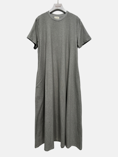 Großhändler Garçonne - Vintage-T-Shirt-Kleid mit kurzen Ärmeln