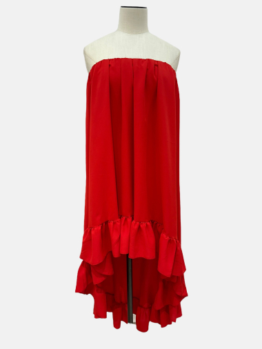 Wholesaler Garçonne - Short veil dress at the front and long at the back