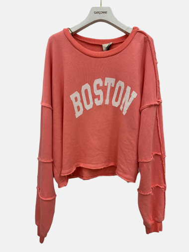 Wholesaler Garçonne - “Boston” loose sweatshirt