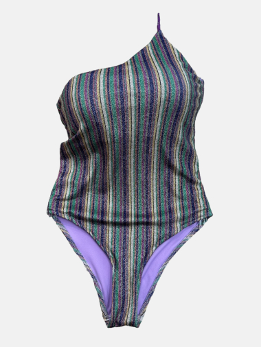 Wholesaler Garçonne Swimwear - Asymmetric patterned swimsuit
