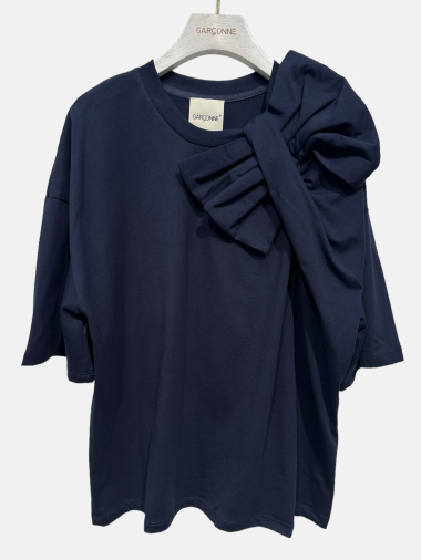 Wholesaler Garçonne - Short sleeve bow t-shirt