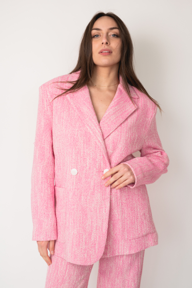 Wholesaler Garçonne - Multicolor oversized jacket