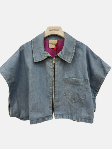 Wholesaler Garçonne - Short jeans jacket