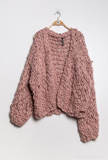 Wholesaler GD Golden Days - Cardigan with big knit