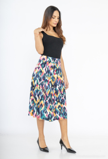Wholesaler Joy's - Printed maxi skirt