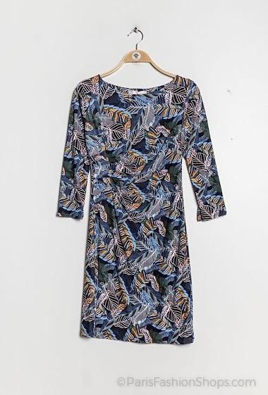 Wholesaler Joy's - Printed dress HEATFABRIC