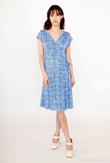 Wholesaler Joy's - Printed stretch dress