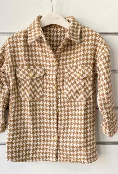 Wholesaler Geniris Paris - Long Houndstooth shirt