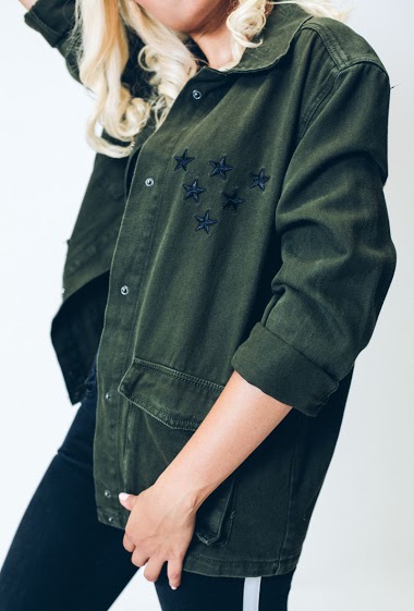 Wholesaler Geniris Paris - jacket with embroidered stars