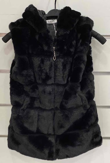 Wholesalers Geniris Paris - Fur jacket sleeveless
