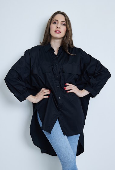 Wholesaler GG LUXE - Oversized shirt with pocket