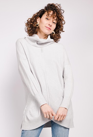 Grossiste GG LUXE - Pull col roulé
