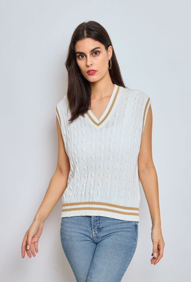 Wholesaler GG LUXE - Sleeveless sweater