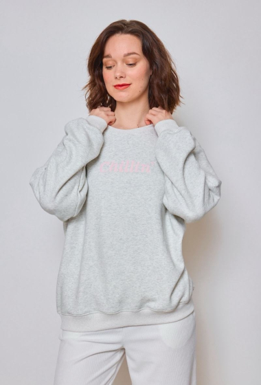 Wholesaler GG LUXE - Embroidered sweatshirt