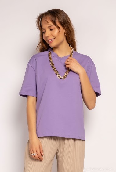 Grossiste GG LUXE - T-shirt avec collier chaîne
