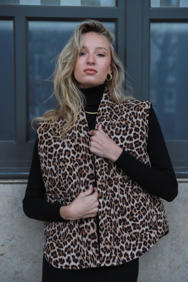 Wholesaler GG LUXE - Leopard print jacket