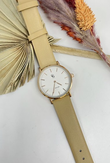 Großhändler GG Luxe Watches - Montre femme cuir