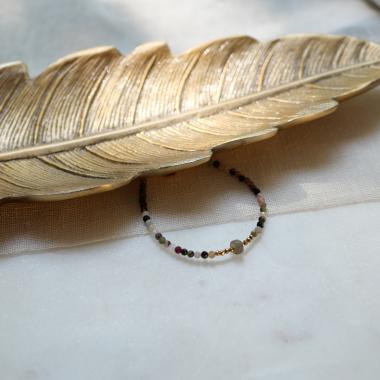 Wholesaler Ginandger - Moonstone and labradorite bracelet - Chandini