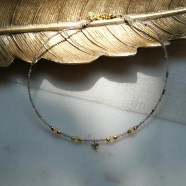 Wholesaler Ginandger - Necklace Subhagya choice of stone