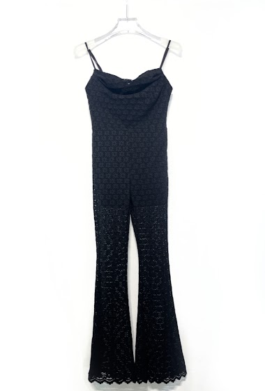 Wholesaler Giorgia - Flared jumpsuit with lace and straps