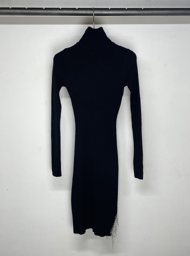 Wholesaler Giorgia - STAND COLLAR KNIT DRESS
