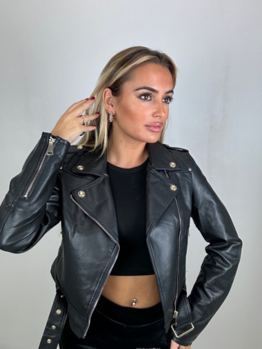 Wholesaler Giorgia - Leather jacket