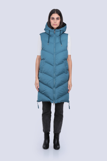 Wholesaler Giovanni Paris - Reversible sleeveless down jacket