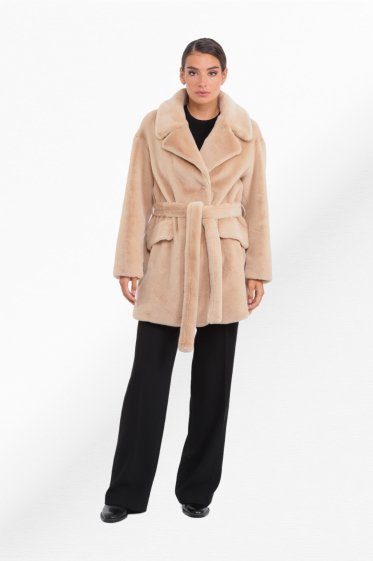 Wholesaler Giovanni Paris - faux fur jacket