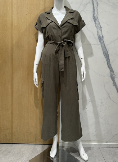 Wholesaler Giracoo - Linen blend jumpsuit