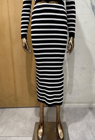 Wholesaler Giracoo - Striped skirt