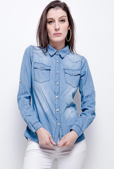 Wholesaler Girl Vivi - Denim shirt