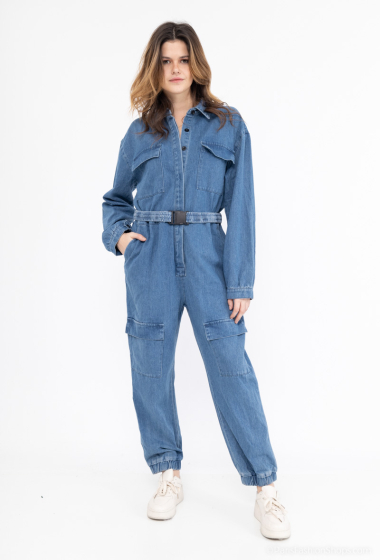 Wholesaler Girl Vivi - Denim jumpsuit