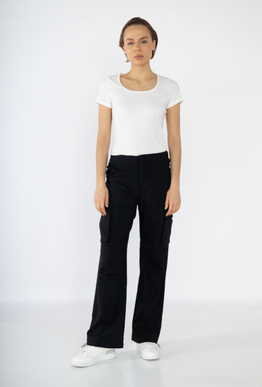 Wholesaler Girl Vivi - Jeans with pockets, PARACHUT FIT