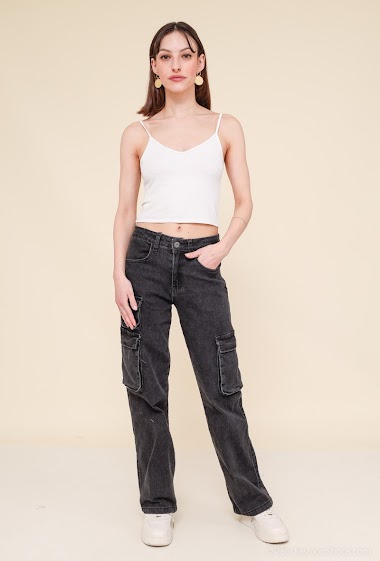Wholesaler Girl Vivi - Straight cargo jeans