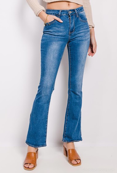 Wholesaler Girl Vivi - Flared split jeans