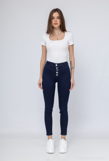 Wholesaler Girl Vivi - Skinny buttoned jeans